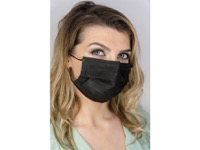 copertina di Premium Mask - Mascherina chirurgica ad alto potere filtrante 98% 3 veli tipo II ... tg Adulti Nero