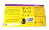 copertina di Guanti in lattice, senza polvere - powder free - 100 pz. tg Small