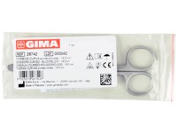 copertina di Forbici chirurgiche curve in acciaio inox - punte smusse - 14,5 cm