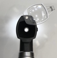 copertina di Otoscopio Heine Mini 3000 Fibre Ottiche LUCE XHL Xenon Halogen Technology cod. D-001.70.110b Blu