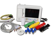 copertina di ECG ( elettrocardiografo ) Contec 600G - 3 / 6 canali con display