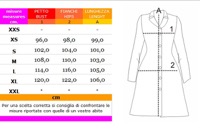 copertina di Camice donna classico modello Arezzo - in cotone levantina tg S Bianco