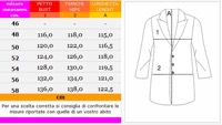 copertina di Camice uomo classico modello Baltimora - in cotone levantina tg 58 Bianco