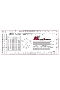 Righello medico di ECG - Con Istruzioni per l' uso