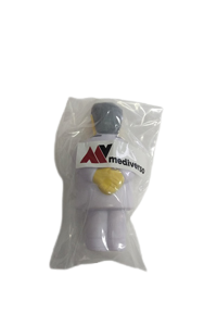 copertina di Morbido Pupazzo Antistress - Look Dottore