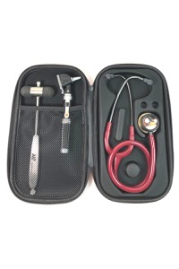 copertina di Custodia Rigida per stetofonendoscopio - Ideale per Littmann Blu Caraibi