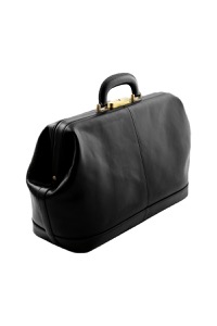 copertina di Borsa da medico in pelle modello Tuscany Nero