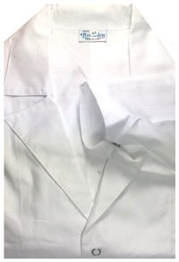copertina di CAMICE MEDICO UOMO BIANCO CLIP ( bottoni a pressione )  tg 44 Bianco
